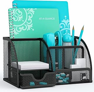 MindPace office organizer with 6 compartments + drawer | Retina, black collection.. Shop smarter with DIAYTAR NIGERIA's diverse marketplace and budget-friendly nationwide delivery.