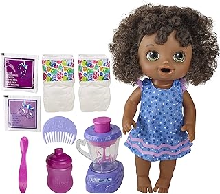 Baby Baby Alive Magical Blueberry Blast Baby Doll with Mixer, Accessories for Drinking, Wet and Eating, Black Hair Toy for children 3 years old and more.. Get top brands at bottom prices, only on DIAYTAR Nigeria.