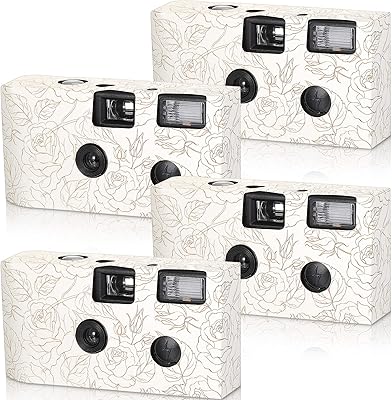 4 disposables of wedding disposables 34 mm disposable device with flash and strap.. DIAYTAR NIGERIA delivers more than expected with our extensive catalog and 5-8 day delivery service.
