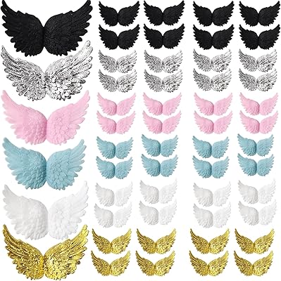 48 mini glitter angel wings for manual work, 3D angel wings for backpack decoration, accessories and manual work, several colors, one size.. Embrace a new era of online shopping with DIAYTAR NIGERIA's extensive range and budget-friendly prices.