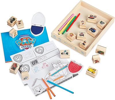 Melissa & Doug Paw Patrol wooden stamps with markers - 25 -room activity block, multicolored, 33264.. Shop for everything you need at DIAYTAR NIGERIA, with budget-friendly prices and quick delivery.