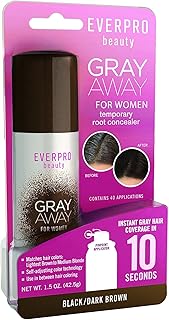 EVER PRO GRAY AWAY TEMPORARY ROOT CORRECTOR, black/dark brown, 42.5 g.. Experience satisfaction guaranteed with DIAYTAR NIGERIA's comprehensive platform and quick delivery.