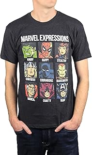 Adult men's t-shirt Marvel Avengers expressions Moods, Heather Navy, M.. Discover the perfect balance of selection and value with DIAYTAR NIGERIA's nationwide e-commerce platform.