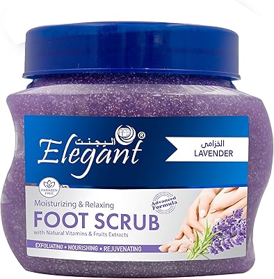 Exfoliant for lavender feet - 500 g - cleanses, rejuvenates and nourishes - helps eliminate calli and dead skin cells | promotes healthy growth in the skin of the feet (500 ml).. Shop with confidence at DIAYTAR NIGERIA, where affordability meets reliability in less than 8 days.