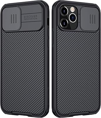 Nillkin Camshield Pro shell compatible with iPhone 12 pro/iPhone 12, [Camera protection], Sliding camera cover, elegant and fine 6.1 inch protective case, black.. Shop smart with DIAYTAR NIGERIA, offering a vast product range delivered to your doorstep within a week.