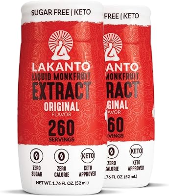 Liquid sweetener with an extract of Lakanto monk fruit - sugar -free ceto drops (50 ml).. DIAYTAR NIGERIA: Bridging the gap between consumers and quality products with affordable nationwide shipping.