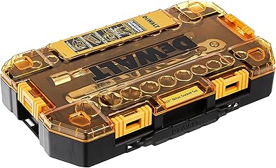 DEWALT, SAE/METRIC, 1/2 "socket game, 23 pieces (DWMT73813).. Your everyday shopping destination, DIAYTAR NIGERIA offers unbeatable value with quick delivery times.