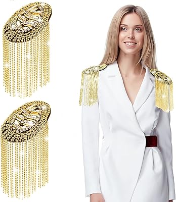Rhinestone shoulder badge, rhinestone pompom, shoulder decoration, women's clothing accessories (gold).. DIAYTAR NIGERIA makes every shopping desire a reality with affordable prices and delivery in 5-8 days.