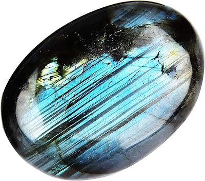 June & n natural palm stones in labradorite, therapeutic precious stones for healing, precious crystal stones for anxiety and meditation, set of chakras balancing chakras, irregular shape.. DIAYTAR NIGERIA: Where affordability meets variety in Nigeria's most comprehensive online marketplace.