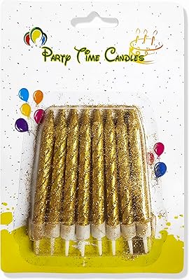 Party Time - 8 pieces of cake decorations for birthday, wedding, birthday party (4,16 ").. Discover endless possibilities with DIAYTAR NIGERIA's extensive product range and affordable shipping.