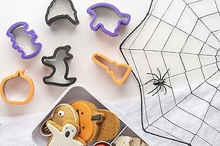 Set of 6 Halloween lemons, pumpkin, bat, black cat, broom, ghost, hat.. DIAYTAR NIGERIA: Where shopping dreams become reality with budget-friendly prices and prompt delivery.