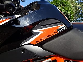 Sticker of lateral protective 3D motorcycle tank compatible with KTM 1290 Super Duke GT.. Your digital shopping destination, DIAYTAR NIGERIA combines variety with affordability and quick delivery.