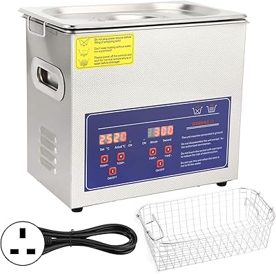 3.2 l ultrasound cleaner with heating, stainless steel timer PS - 20A for ultrasound of industrial quality (British 220 V socket).. Your complete shopping solution, DIAYTAR NIGERIA offers extensive variety with budget-friendly delivery.