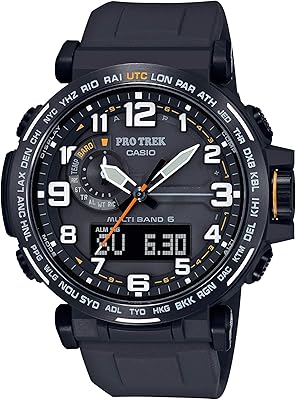 Casio pro trek tough tough solar watch, triple multi-digital digital sensor, 6 atomic hours, monitoring of world time PRW-6600Y-1A9cr.. Experience the satisfaction of affordable shopping with DIAYTAR NIGERIA's nationwide 5-8 day delivery.