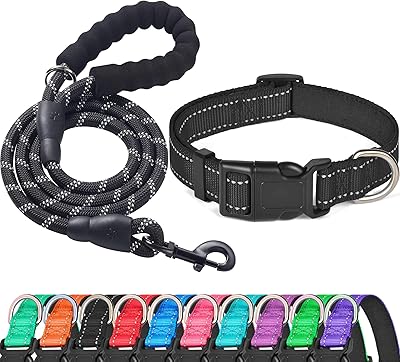 Collar for reflective dog ladoogo padded neoprene soft neoprene adjustable and breathable nylon necklaces.. DIAYTAR NIGERIA brings online shopping to every Nigerian with affordable prices and reliable shipping.