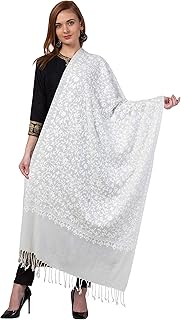 Mintt tweedle scarf/shawl/embroidered sluggish in pure wool for women (28 x 80 inches).. More than a store — DIAYTAR Nigeria is your shopping partner.