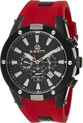Milan watch for men with silicone bracelet Bg.1.10354-5, red, red.. Your one-click solution to affordable shopping, DIAYTAR NIGERIA delivers quality products nationwide.