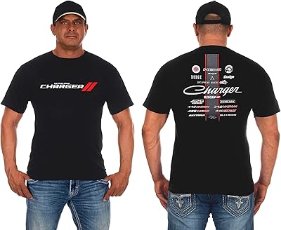 JH Design Group T-shirt with short sleeves and Dodge Charter Pour Men Print Color Print.. One platform, endless products — welcome to DIAYTAR Nigeria.