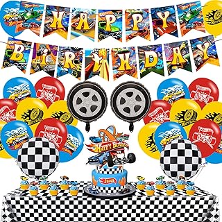 Annemline Hot Wheels gift birthday party decorations with banner.. Why wait? Get your order in 5–8 days with DIAYTAR Nigeria.