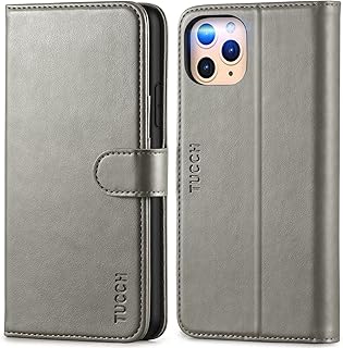 Tucch Portfolio case for iPhone 11 pro Max, RFID protection, card holder, magnetic leather support for PU with [Automatic alarm clock] [TPU anti-Buyoc interior shell] Compatible with iphone 11 pro Max 6.5 inch, gray gray.. Get more, save more — only on DIAYTAR Nigeria.