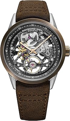 Freelancer Automatic Watch for Men, Brown, Automatic Watch, Brown, Automatic Watch.. DIAYTAR NIGERIA makes online shopping accessible to all with budget-friendly prices and reliable delivery.