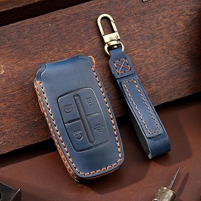 Rohns leather car key rider for Hyundai Genesis 8 G80 GV70 GV80 buttons, keychain accessories from remote.. Your everyday shopping destination, DIAYTAR NIGERIA offers unbeatable value with quick delivery times.