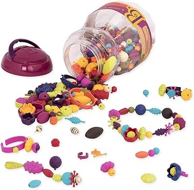 BTOYS 500 pieces jewelry kit in pop snap pearls for children.. DIAYTAR NIGERIA brings a world of products to your fingertips with affordable prices and quick delivery.