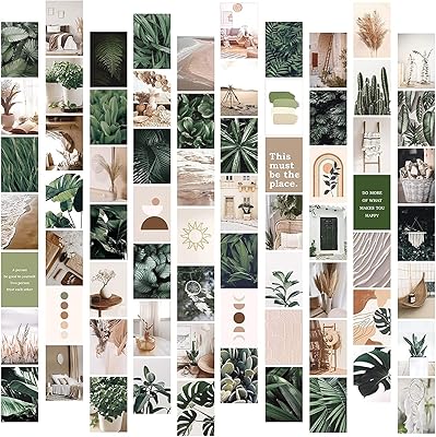 Set of vintage wall stickers mini botanical cards modern poster aesthetic images.. With DIAYTAR Nigeria, your wishlist becomes reality, fast.