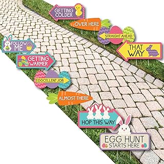 Arrow -shaped courtyard panels for Easter egg hunting - Easter rabbit court decorations - 10 pieces.. DIAYTAR NIGERIA transforms online shopping with competitive prices and dependable nationwide delivery.