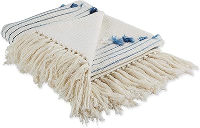 Cover Die French Blue Diamond Design Size 50x60 with fringe of 25.. DIAYTAR NIGERIA: Where every search yields affordable results delivered promptly to your door.
