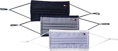 Tommy Hilfiger reusable mask for unisex, 3, multi navy package, bone.. Discover endless possibilities with DIAYTAR NIGERIA's comprehensive catalog and budget-friendly delivery.