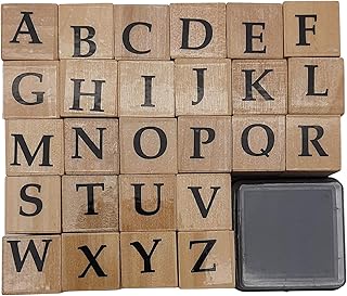 Wooden stamp game with 26 letters from the alphabet oitra for children and adults.. Shop smarter with DIAYTAR NIGERIA's vast product range and budget-friendly delivery within the week.
