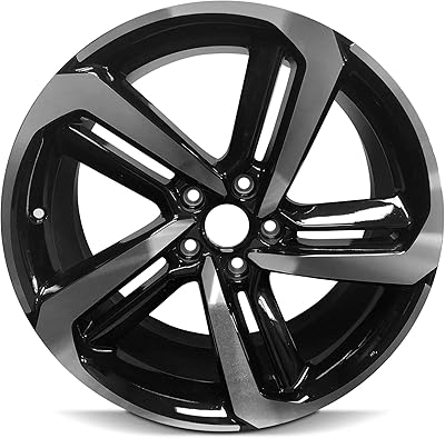Black aluminum rim made of machine for Honda Accord 18-22, 19 inch size - Direct replacement or any car wheel ready for the road.. Shop electronics, clothes, and everything in between on DIAYTAR Nigeria.