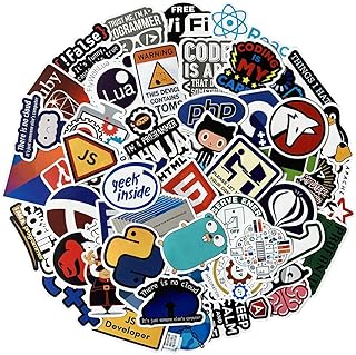 Stickers for laptops for developers (50 pieces) of front-end coding.. DIAYTAR NIGERIA: Making online shopping accessible with affordable prices and nationwide delivery service.