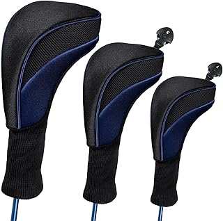 Hybrid thick hybrid golf club head cover with interchangeable digital markers, protective cover, is suitable for all course clubs.. Shop confidently with DIAYTAR NIGERIA, offering affordable prices and reliable delivery within a week.