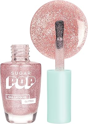 Sugar Pop glitter nail polish 01 Rose Quartz (Rose.. Experience shopping without compromise at DIAYTAR NIGERIA, with vast selection and quick delivery.