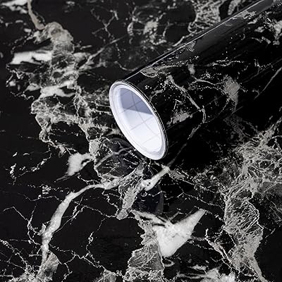 Arthom wallpaper with black marble pattern paper take off and stick.. Don’t wait weeks — DIAYTAR Nigeria delivers your order in just a few days.