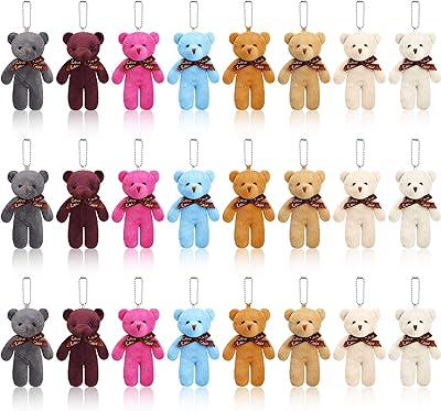 24 pieces 47 "mini teddy bears soft toy for DIY.. Your everyday shopping destination, DIAYTAR NIGERIA offers unbeatable value with quick delivery times.