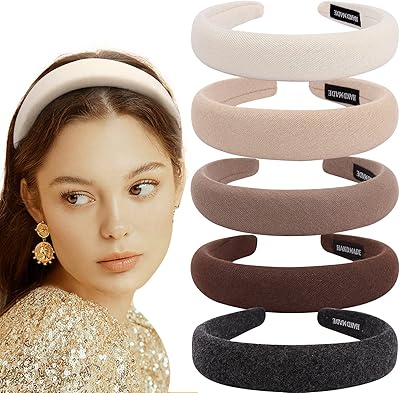 5 banners for women, padded foam bands with soft fabric bands for women, thick fashionable bands for girls, hair accessories for women.. Shop smarter with DIAYTAR NIGERIA's comprehensive catalog and budget-friendly 5-8 day delivery.