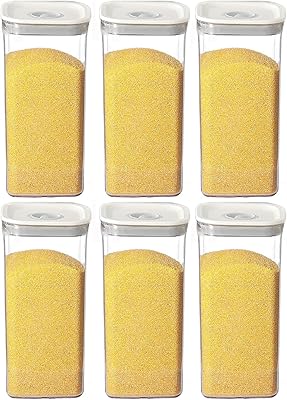 Jigero Lot of 6 hermetic food storage boxes, food storage tank of food quality with lockable lids, conservation jars for the organization of the kitchen, humidity resistant, for candies, coffee, cereals (6 x L: 1500 ml).. E-commerce made for Nigeria — fast delivery and low prices at DIAYTAR.