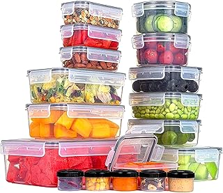 Kaguya 36 parts containing plastic food storage with lids, 15 OZ-2.5 OZ, 100 % BPA without food quality, dishwasher, microwave and freezer.. Experience the joy of convenient shopping with DIAYTAR NIGERIA's vast selection and quick delivery service.