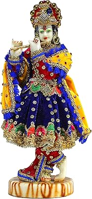 Krishna Kishan Murti Idol (11 inches) resin statue (11 inch) (238 pieces).. DIAYTAR NIGERIA: Where thousands of products meet affordable prices and reliable 5-8 day delivery.