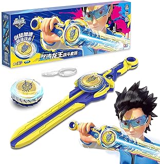 Baby Burst Gyroscope Toupie with sword launcher Set of fighting toys for boys and girls.. Unlock access to a wide range of products with DIAYTAR NIGERIA's affordable e-commerce platform.