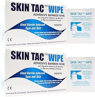 Skin tac adhesive barriers wipes - 50 pieces per box - Package of 2.. Shop millions of products across categories on DIAYTAR Nigeria — delivered right to your door.
