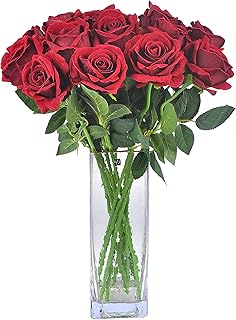 CN-Knight Artificial Flowers 12 Pieces 22 "Length Flowers in velvet silk to the touch.. DIAYTAR NIGERIA: Your affordable gateway to thousands of products delivered promptly nationwide.