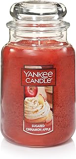 Yankee Candle Sucre Sucre Pommene Cinnelle Décale Class Class 22 Oz candle with wick.. DIAYTAR NIGERIA: Where shopping meets satisfaction with affordable prices and prompt delivery services.