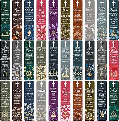 120pccs Biblical markers with Christian mark with hollow cross for Father's Day Gifts at the Church, inspiring bookmarks for religious books, reading gifts, 30 styles.. Order today, receive this week — shopping with DIAYTAR Nigeria is that simple.