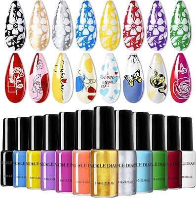 Nicole Diary nail polish - 12 -color nail polish set for DIY nail creations, holidays, holidays, special occasions.. DIAYTAR NIGERIA delivers on our promise of variety, affordability, and prompt nationwide shipping.