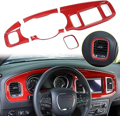 Central dashboard Jwy Charge Aud Rouge for Dodge Charge 2015-2022, 5 pieces.. Discover the perfect balance of price and convenience with DIAYTAR NIGERIA's nationwide e-commerce platform.