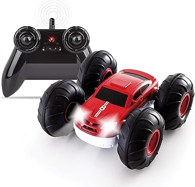 Sharp Image of Foldable Foldable Car Folding Car Toy for children, reversible 2 in 1 design for races, cool waterfalls, tips, LED headlights, works with AAA batteries, red/white design.. Shop with intention at DIAYTAR NIGERIA, offering thousands of products delivered nationwide in days.